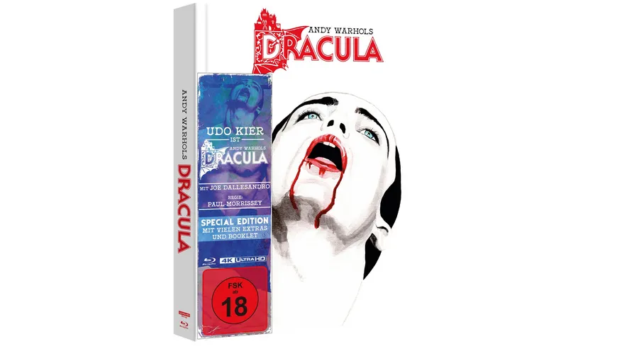 Andy Warhols Dracula - Mediabook - Cover B  (4K-Ultra HD) (+ Blu-ray) (+ Bonus-Blu-ray)