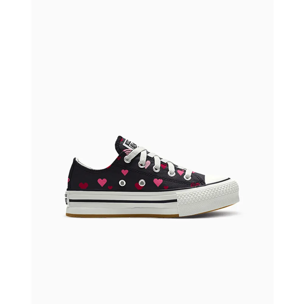 Converse Custom Chuck Taylor All Star Eva Lift Platform By You A09655CSP24_BLACK_HEARTS_V / schwarz