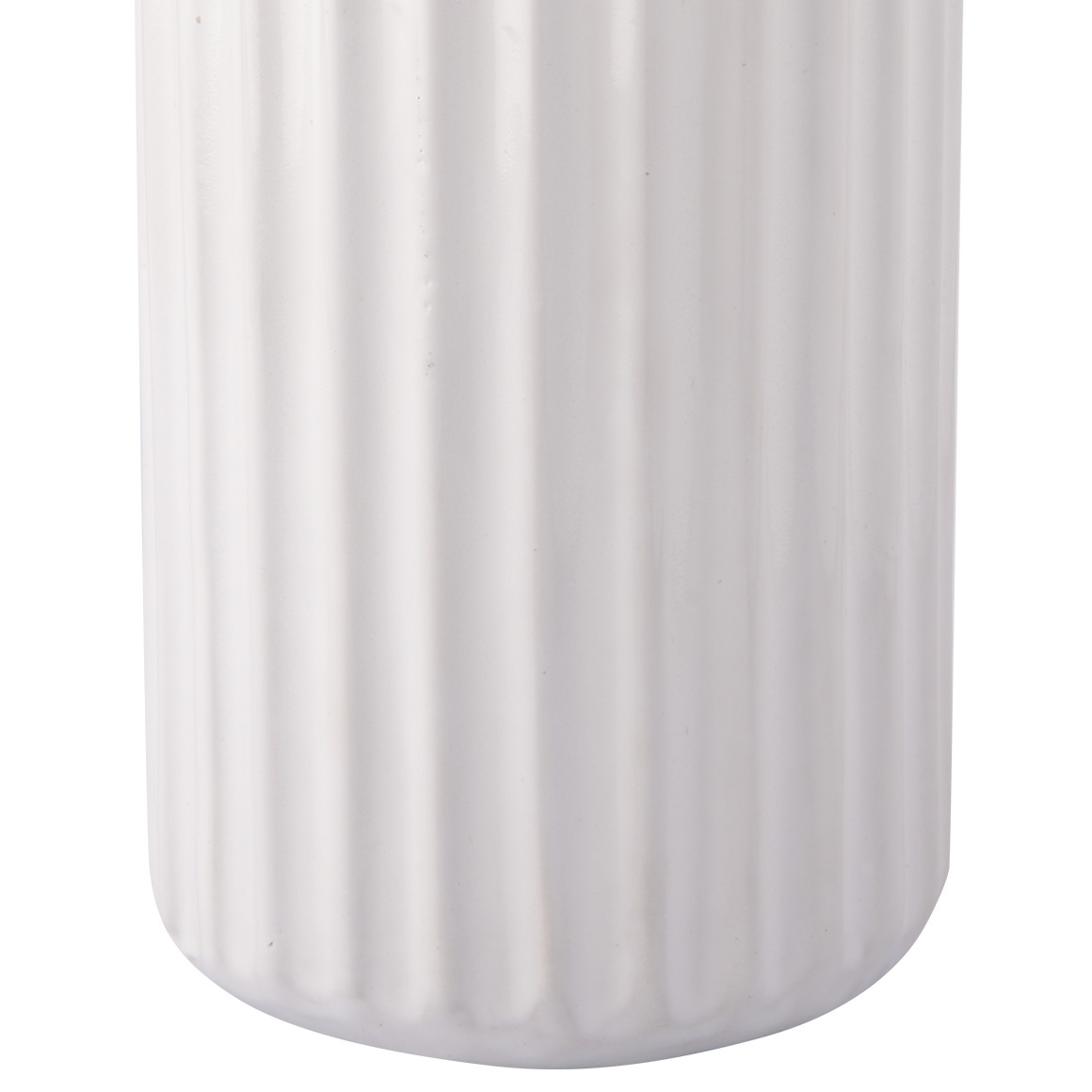Große Vase in Riffel-Optik