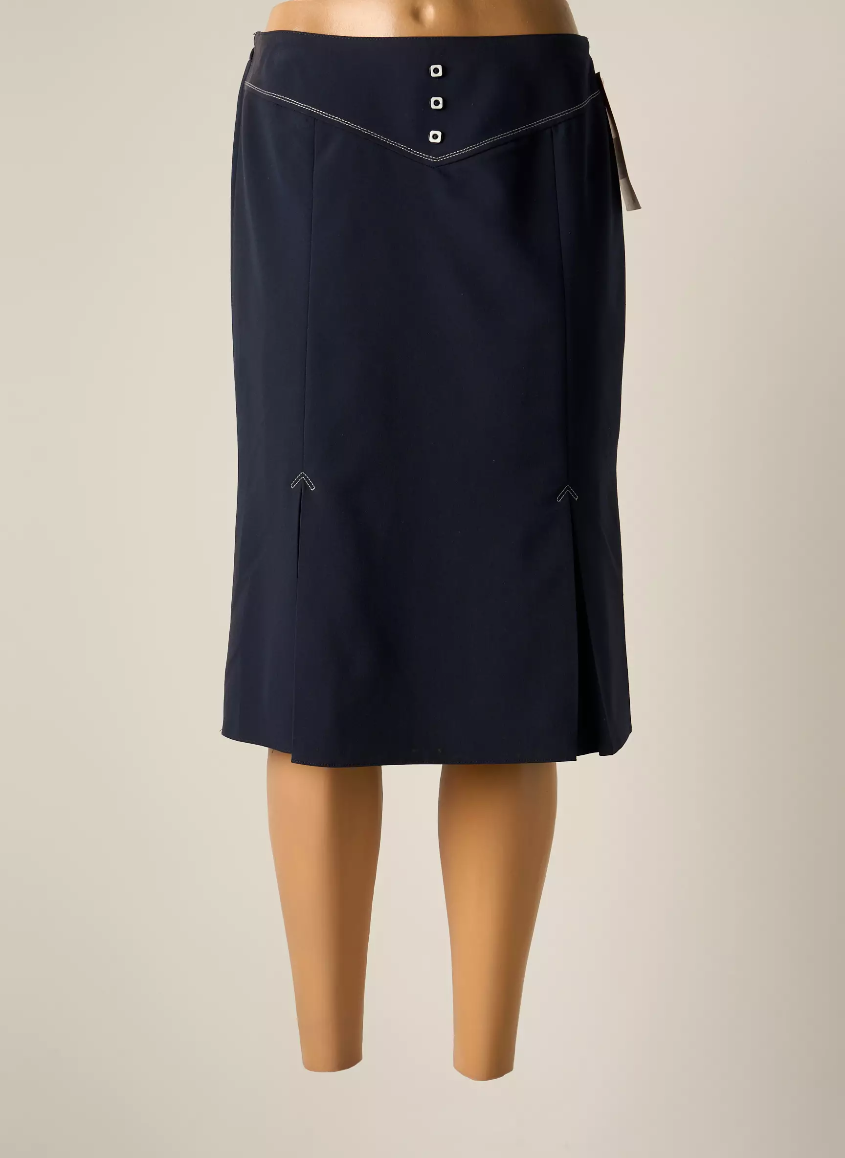 Impulsion Jupes Mi Longues Femme couleur bleu