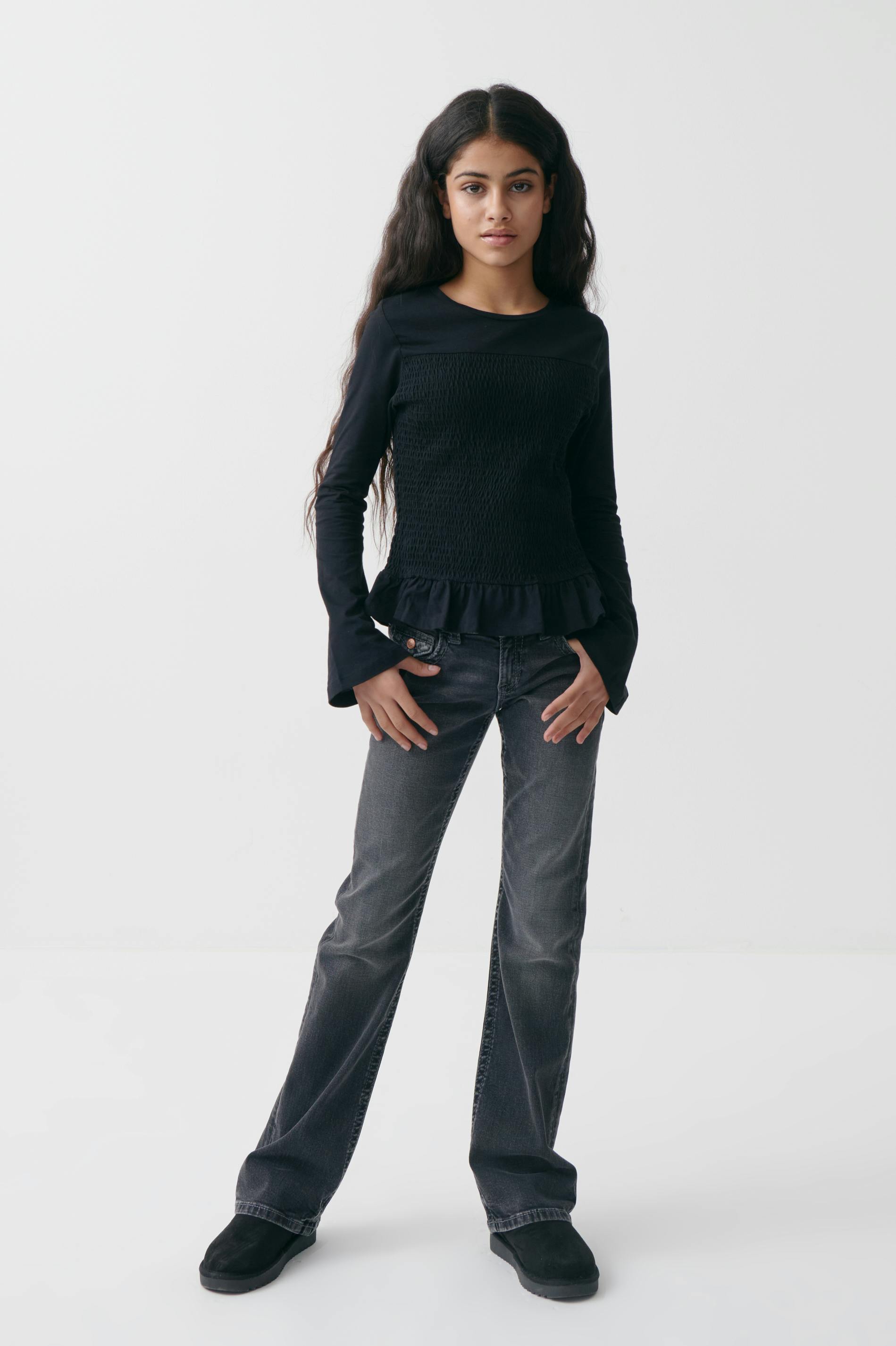 Y smock long sleeve top