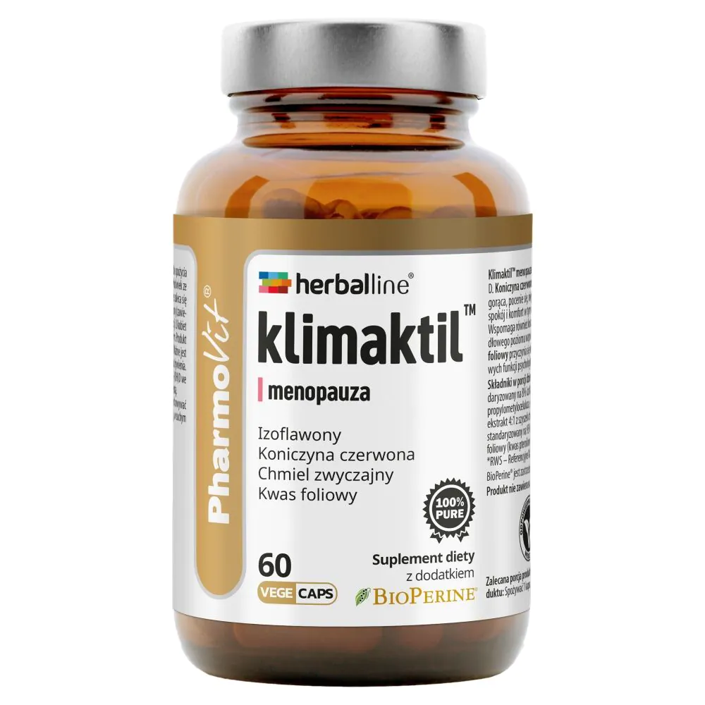 PharmoVit Herballine Klimaktil menopauzės kapsulės
