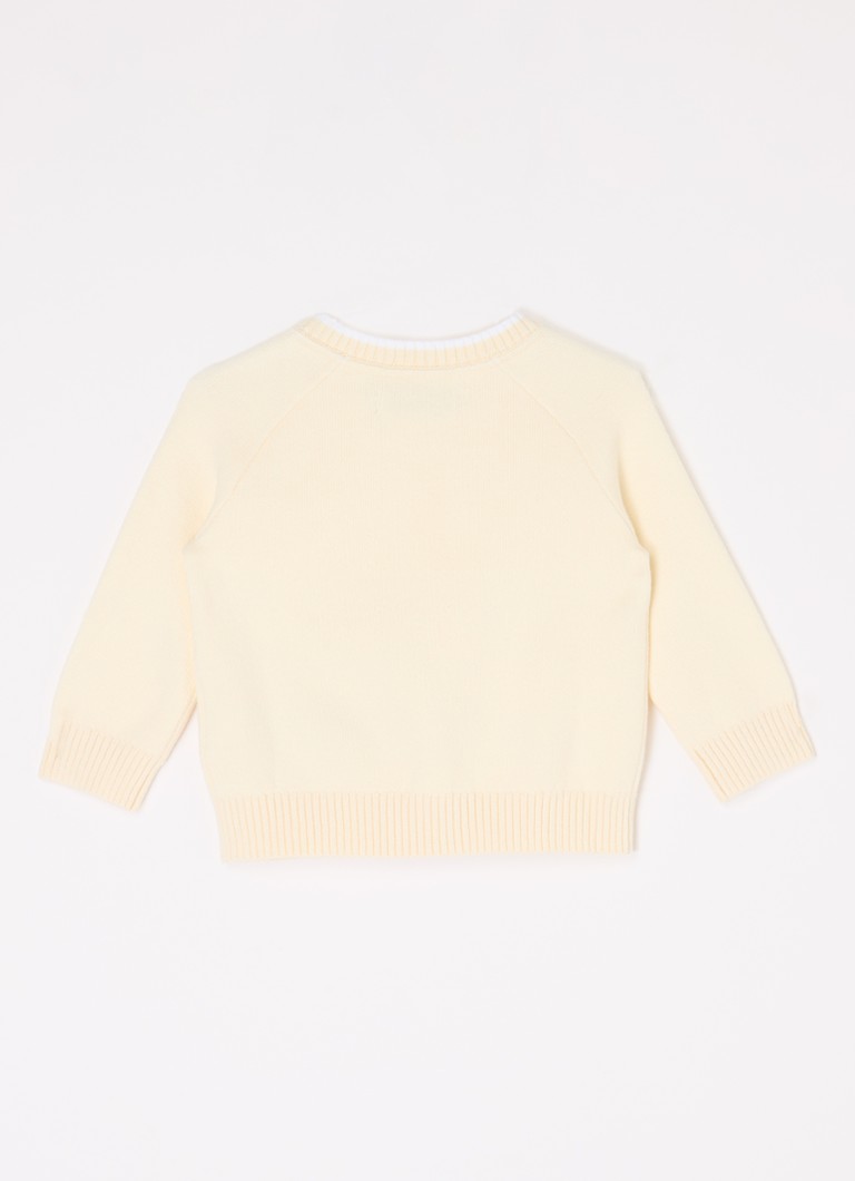 Pulover subțire Calvin Klein cu logo țesut
