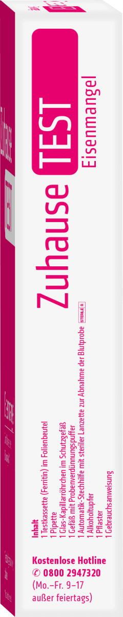 Zuhause Test Eisenmangel 1 Anwendung, 1 St