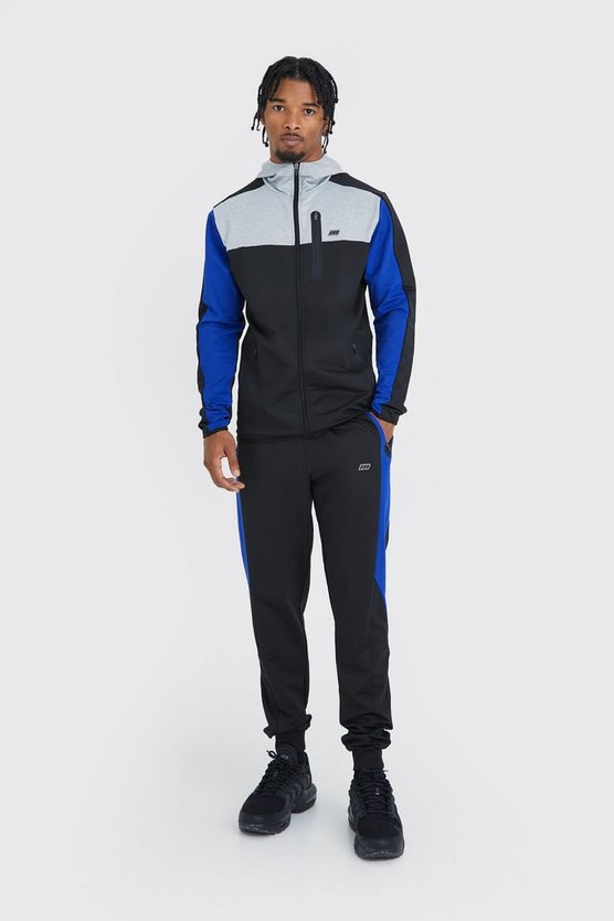 Man Active Hoodie mit Reißverschluss