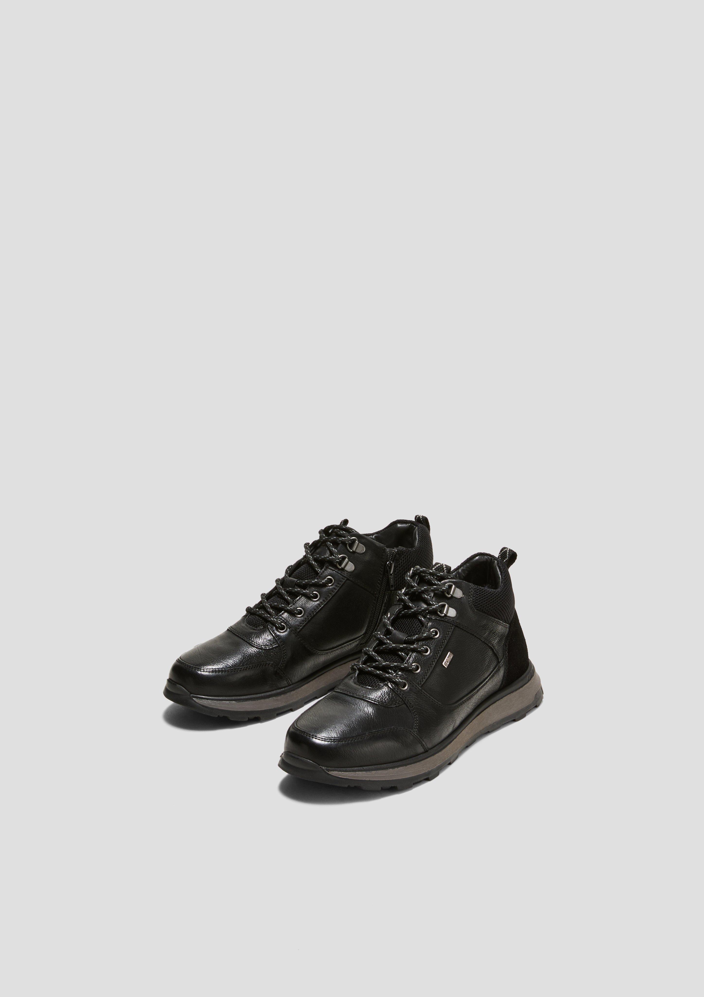 Echtleder-Stiefel in Sneaker-Optik  6008621-001