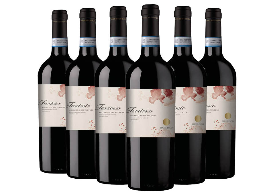 Aglianico del Vulture DOC Teodosio 2020 Basilisco 6 bouteilles de 0,75 ℓ