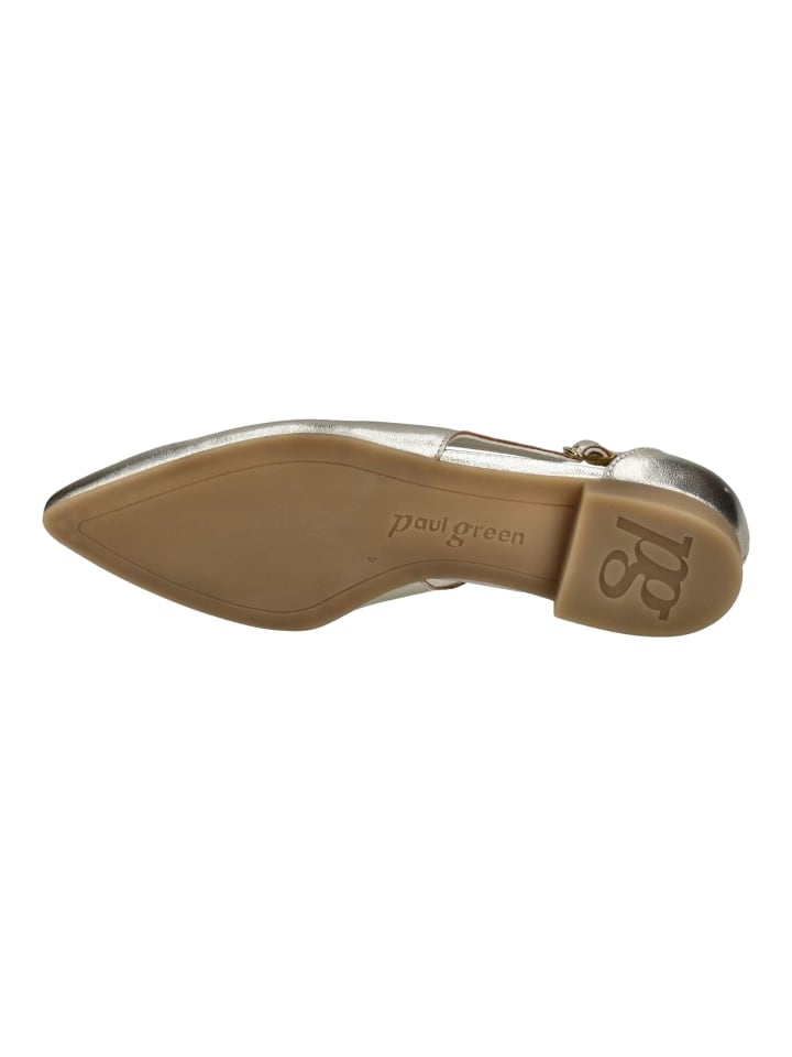 Paul Green Ballerinas in Platin günstig kaufen