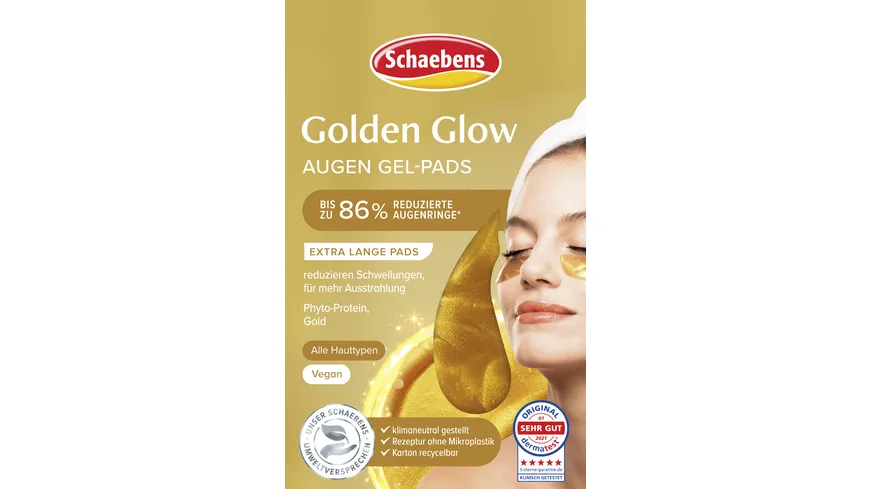 Schaebens Golden Glow Augen Gel-Pads