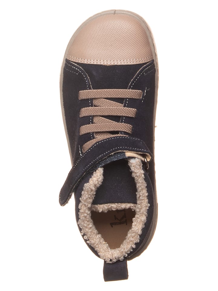 kmins Leder-Barfuß-Schnürschuh in Anthrazit günstig kaufen