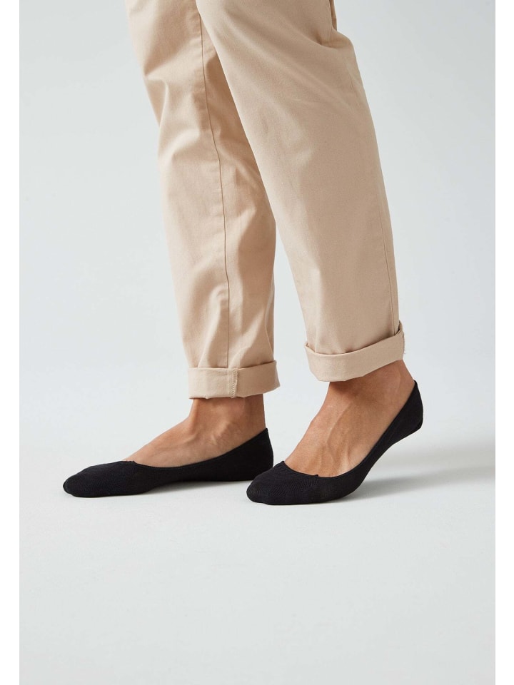 SNOCKS Ballerina Socken aus Bio-Baumwolle 6 Paar in Mix (Schwarz/Weiß/Beige) günstig kaufen