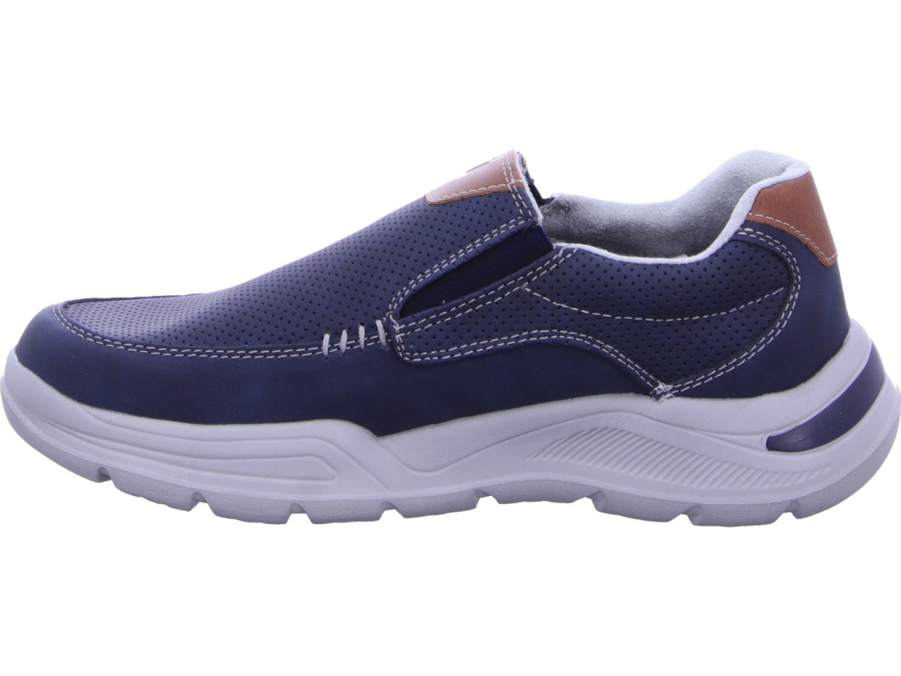 DIVERSE Komfort Slipper blau