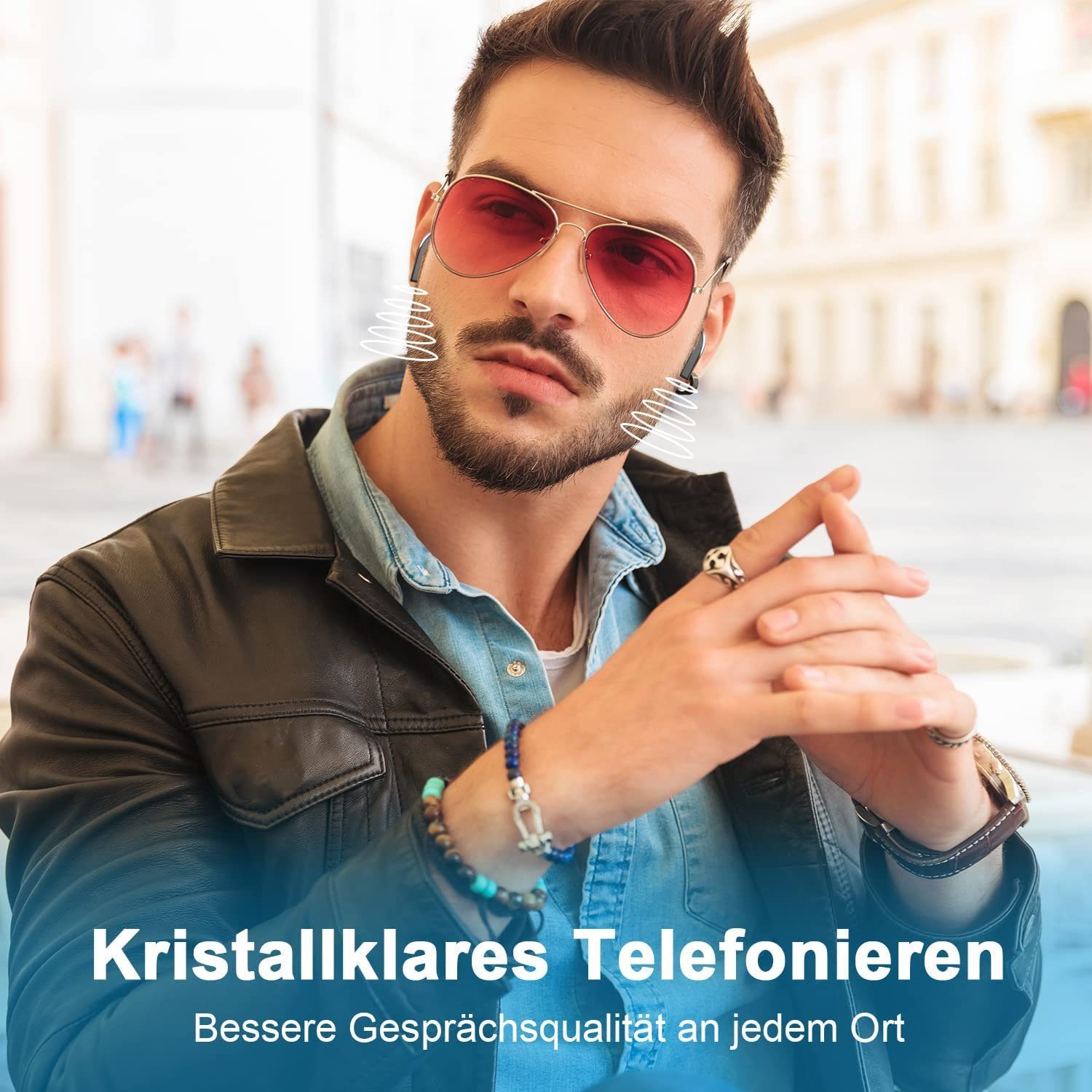 Mutoy TWS In-Ear-Kopfhörer,Bluetooth Kopfhörer mit HD Mikrofon,Bluetooth 5.3 In-Ear-Kopfhörer (HiFi Stereo,Noise Cancelling,True Wireless, Sprachsteuerung,Ultraleicht Ohrhörer, LED Anzeige, IP7 Wasserdicht USB-C Schnelles Aufladen)