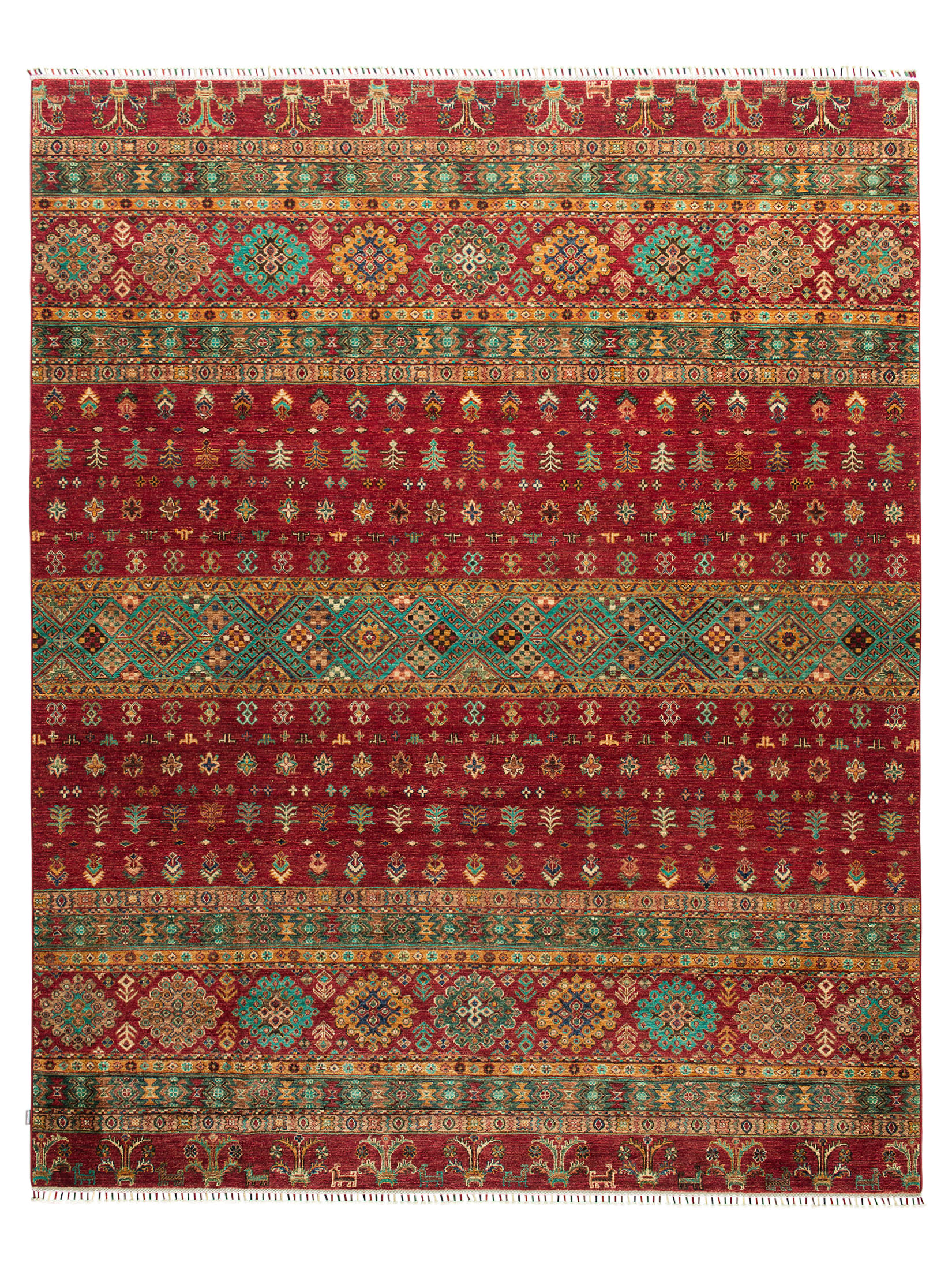 Chobi Schal ca. 242 x 304 cm, Unikat / Einzelstück