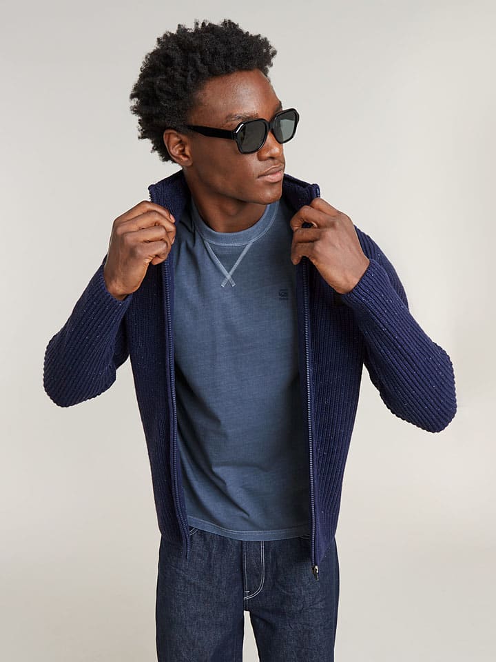 G-Star Cardigan in Dunkelblau günstig kaufen