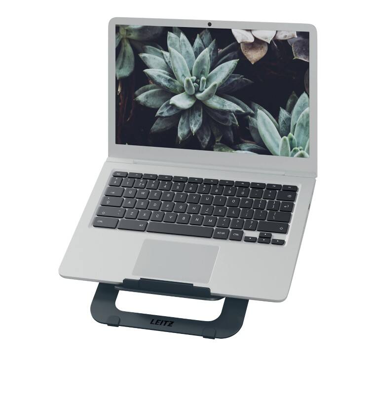 Leitz Ergo Ergonomischer Ultraflacher Höhenverstellbarer Laptopständer 6346 Bis zu 17