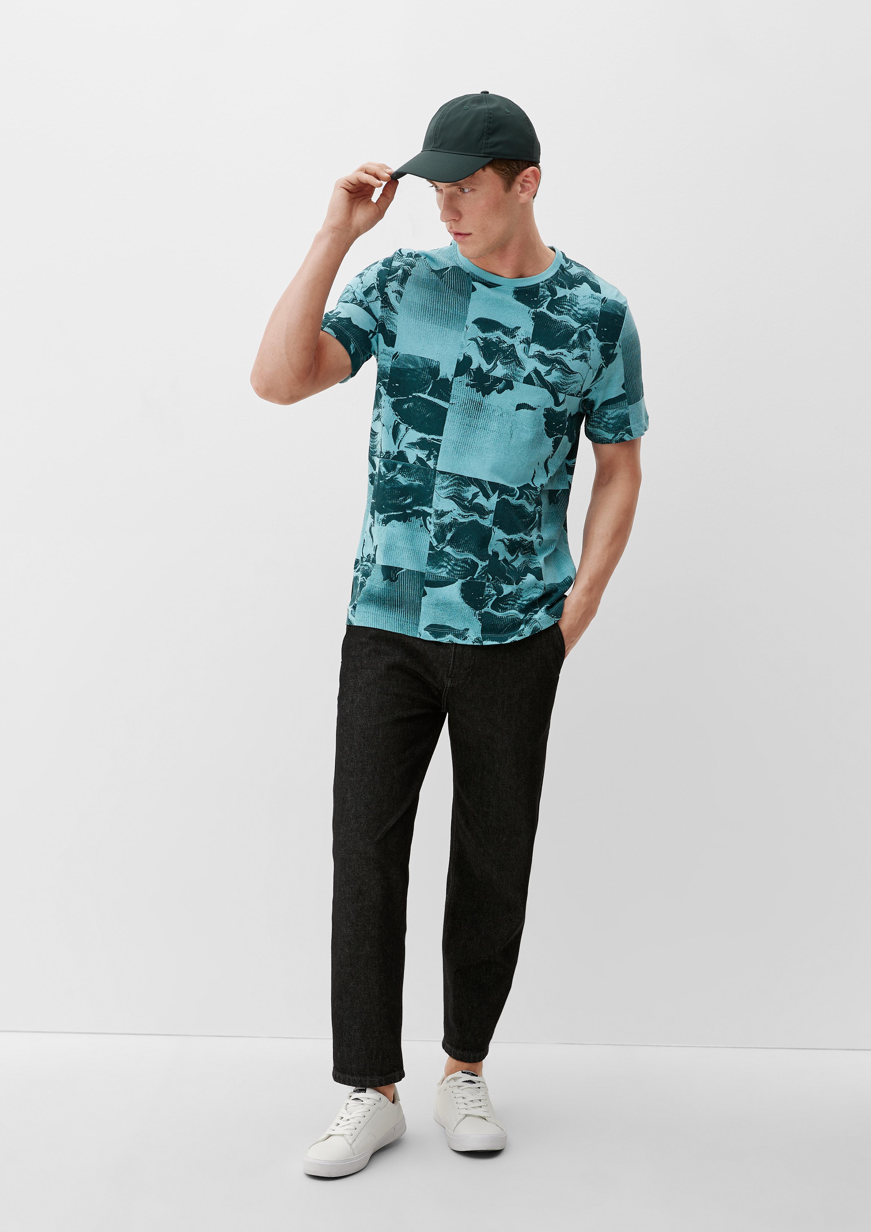 T-Shirt mit Alloverprint  2129839-61A9