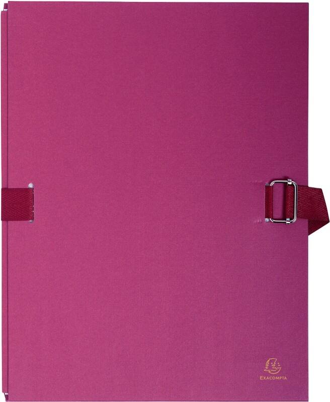 Exacompta Dokumentenmappe 223279E DIN A4 Burgunder Karton 24 x 32 cm 10 Stück