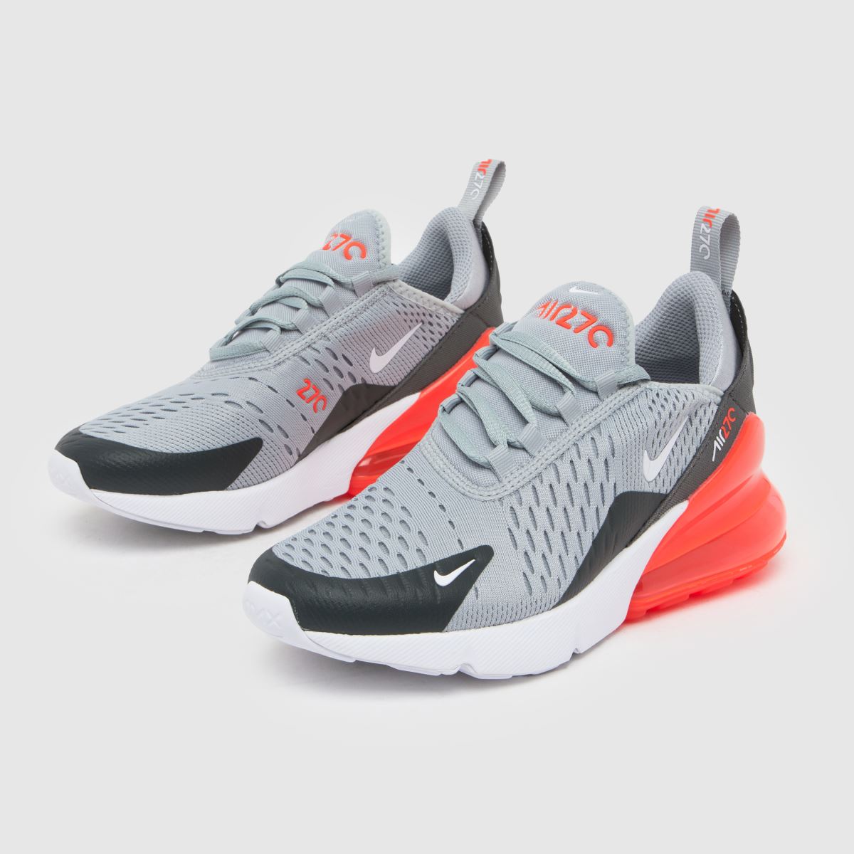 Nike Air Max 270 Lány Utcai Cipő Szürke/Szürke/Fekete, 36.5