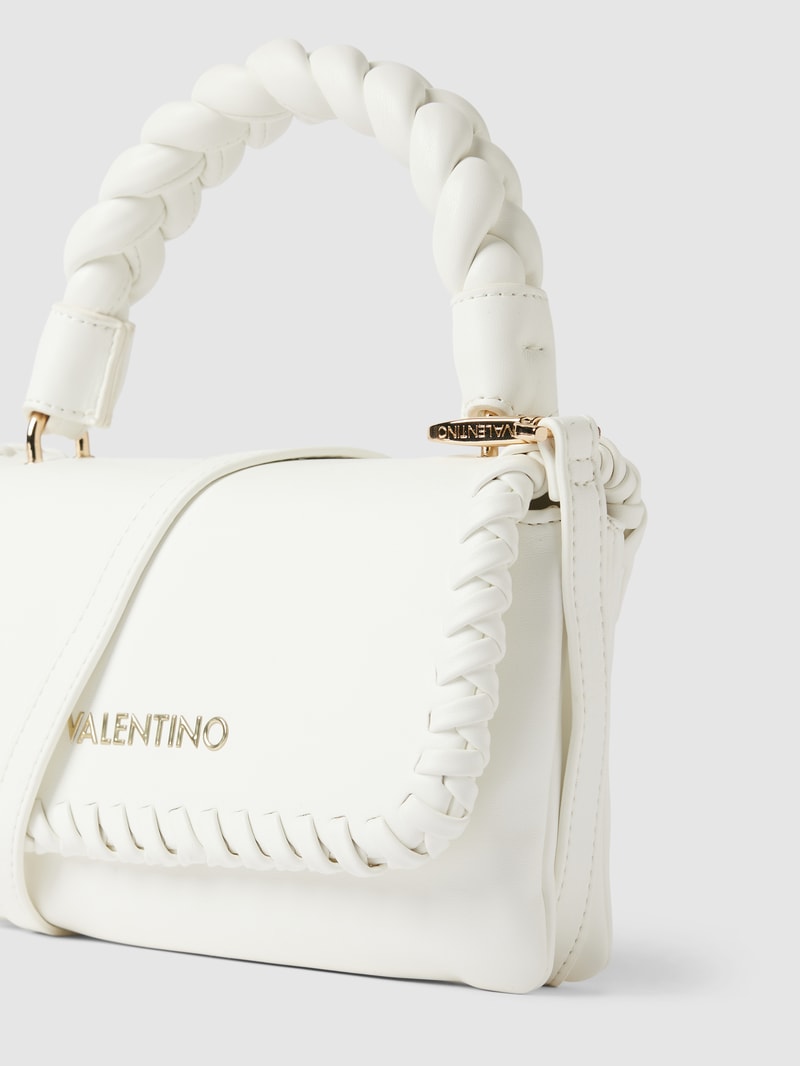 Handtasche mit Label-Detail in weiß