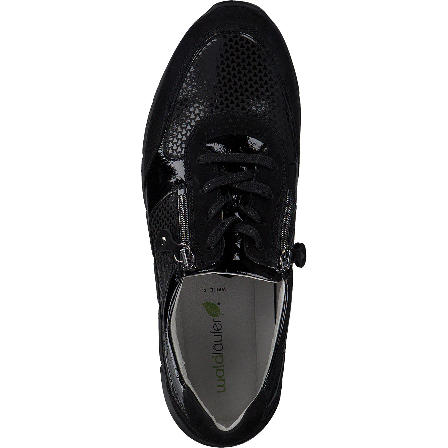 Waldläufer Jenny 661003, Schnürschuhe, Damen, Schwarz
