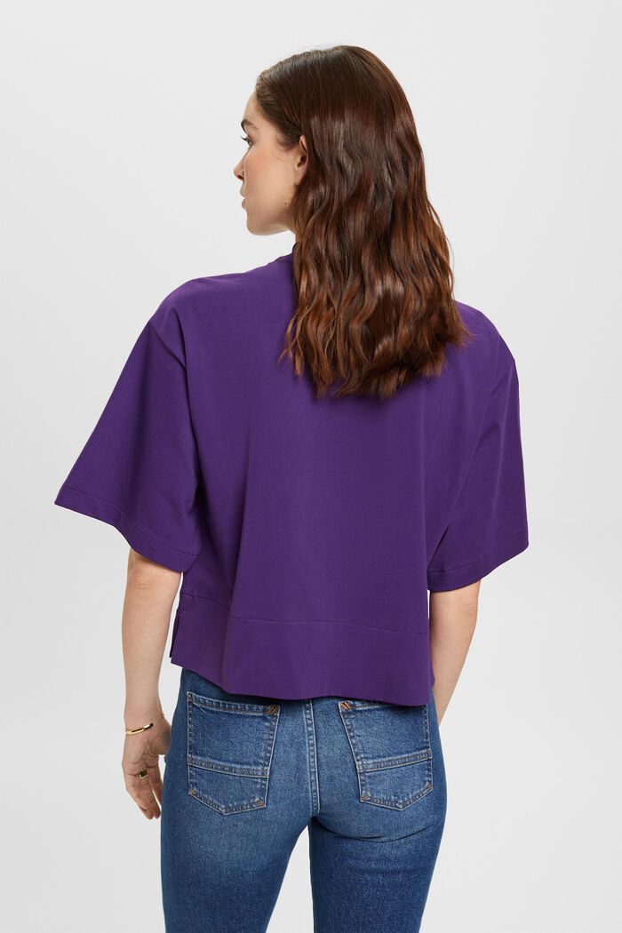 Kurzärmliges Shirt mit Stehkragen