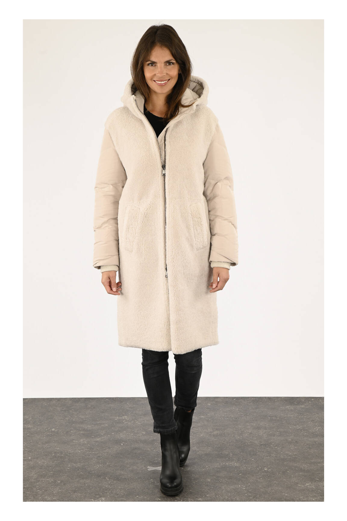 Ventcouvert Manteaux Longs Femme couleur blanc