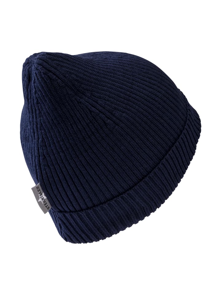 Sterntaler GOTS Strickmütze Rippe in marineblau günstig kaufen