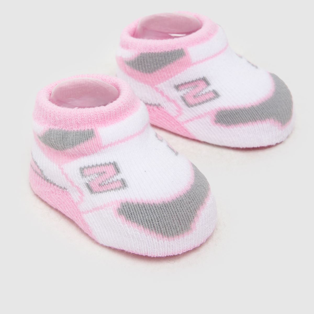 Komplet dveh roza večbarvnih klasičnih otroških škornjev New Balance