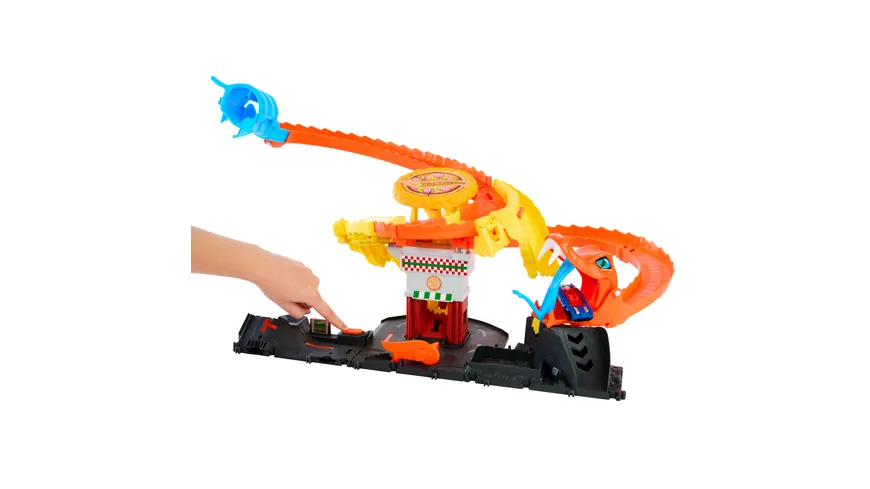 Hot Wheels City Cobra Slam Pizza Attack