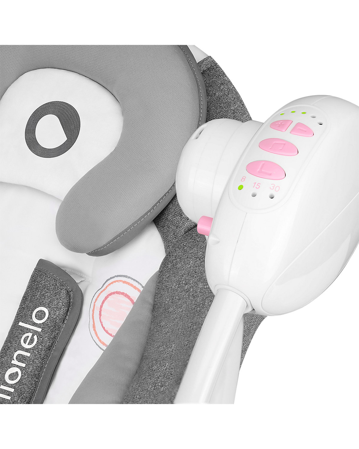 Babyschaukel RUBEN STONE GREY ROSE