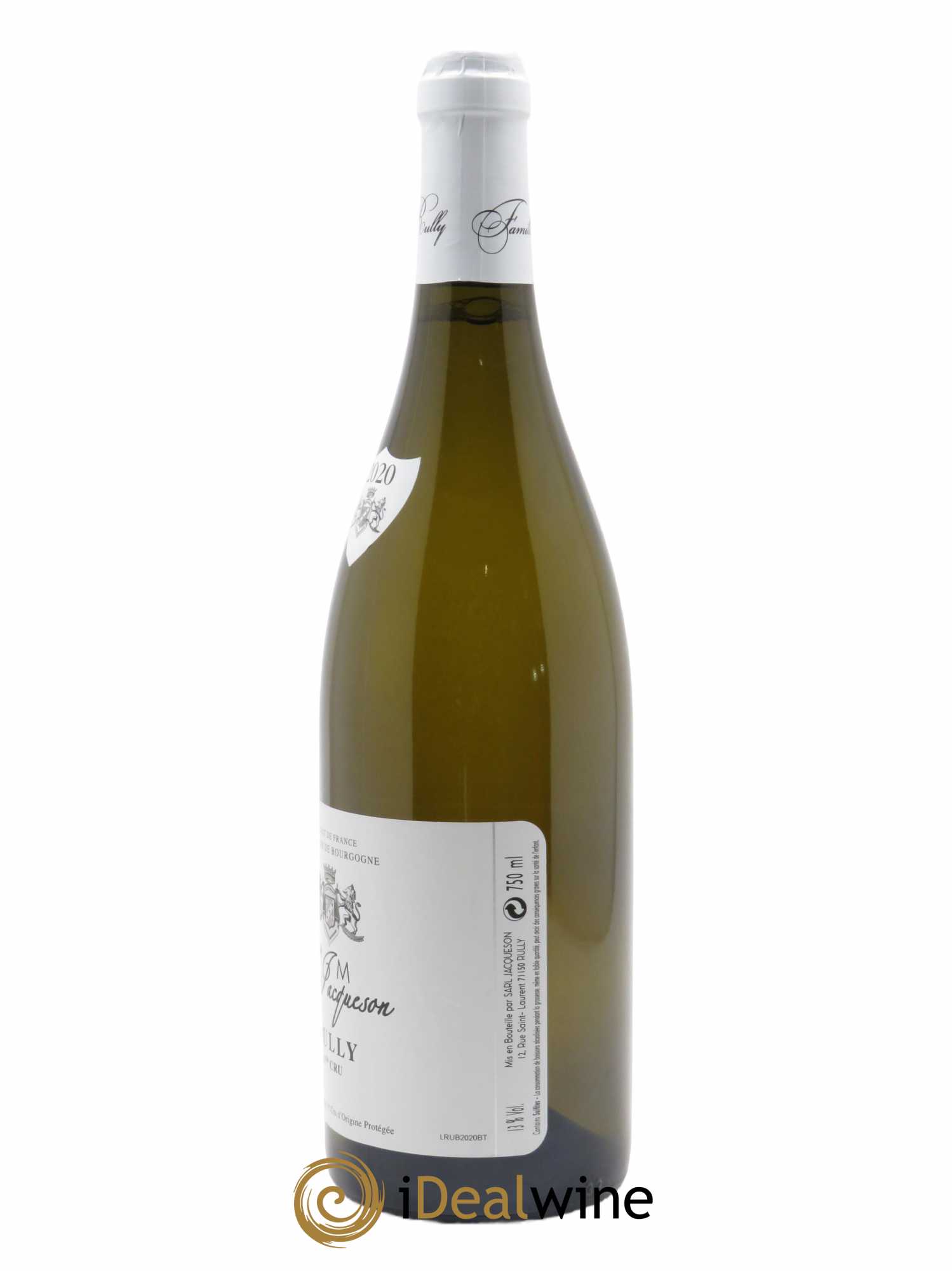 Rully 1er Cru Paul & Marie Jacqueson  2020 - Lot de 1 Bouteille