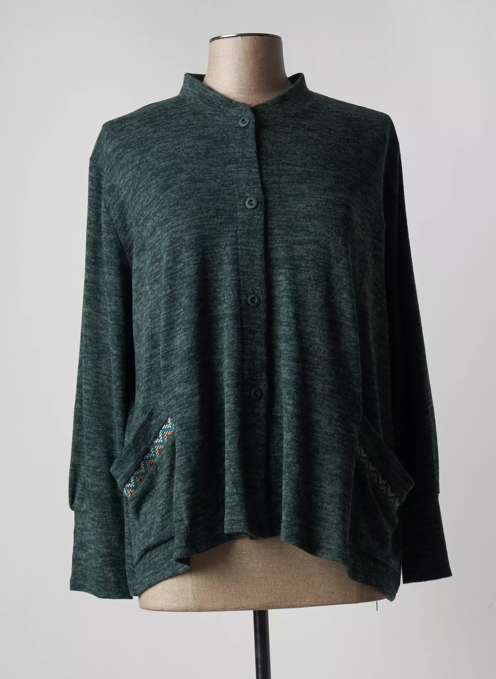 Franck Anna Cardigans Femme couleur vert