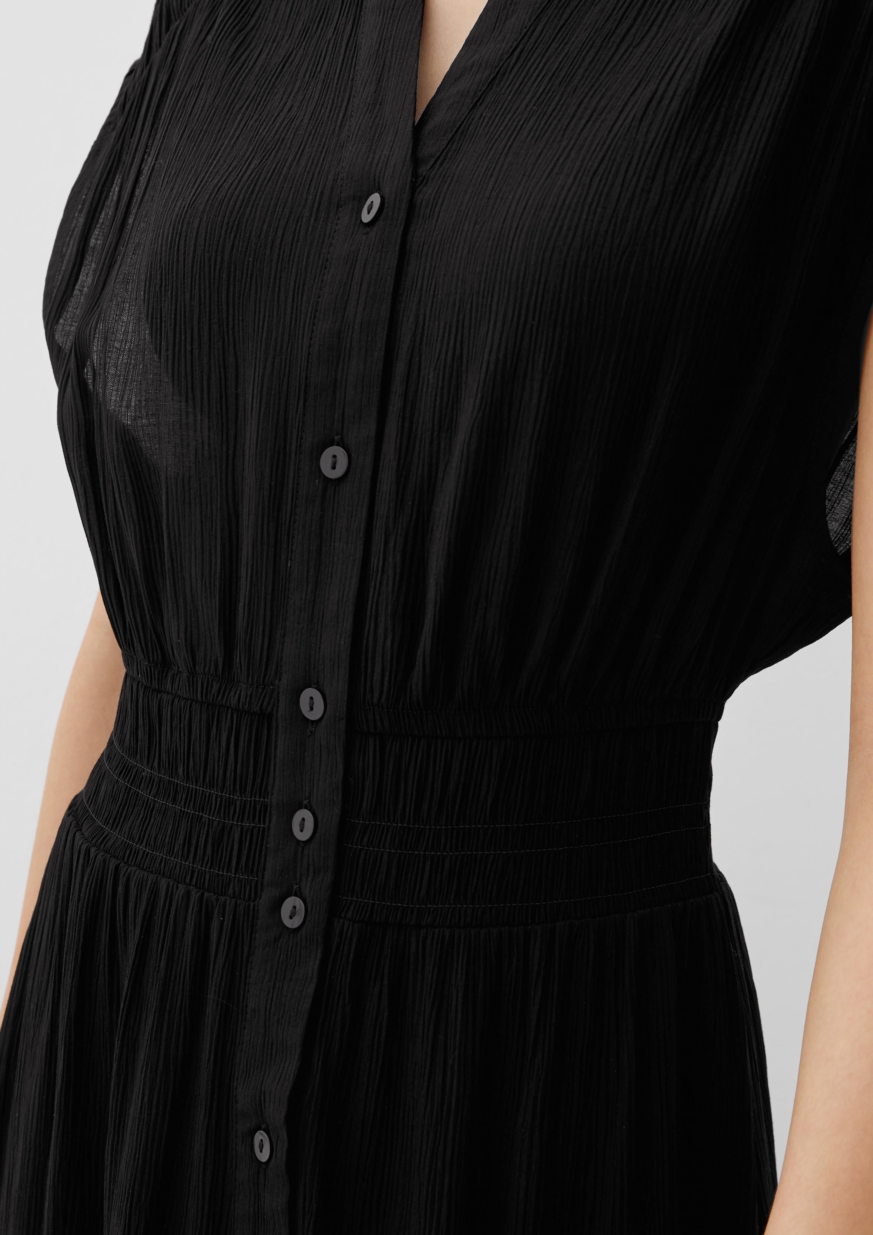 Midi-Kleid aus Viskose-Crêpe  2124575-9999
