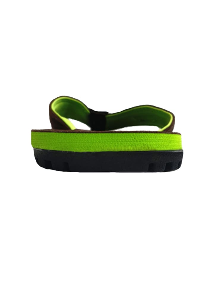 BECO the world of aquasports Zehentrenner BEactive V-Strap in dunkelbraun-grün günstig kaufen