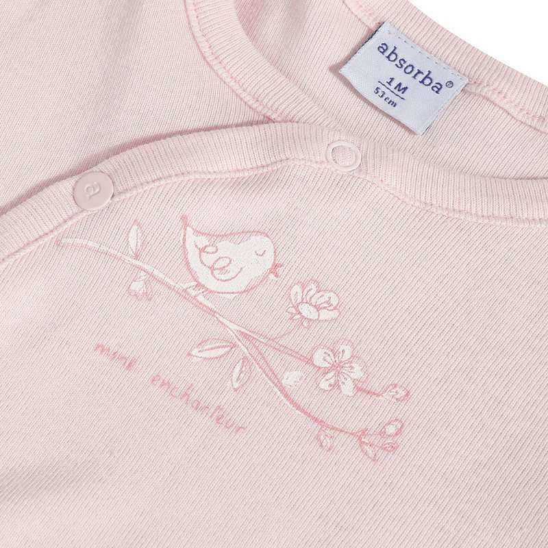 Dors-bien bébé rose en coton mixte Absorba