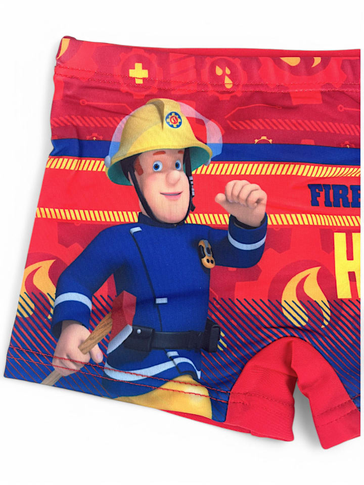 Feuerwehrmann Sam  Badehose Feuerwehrmann  in Rot günstig kaufen