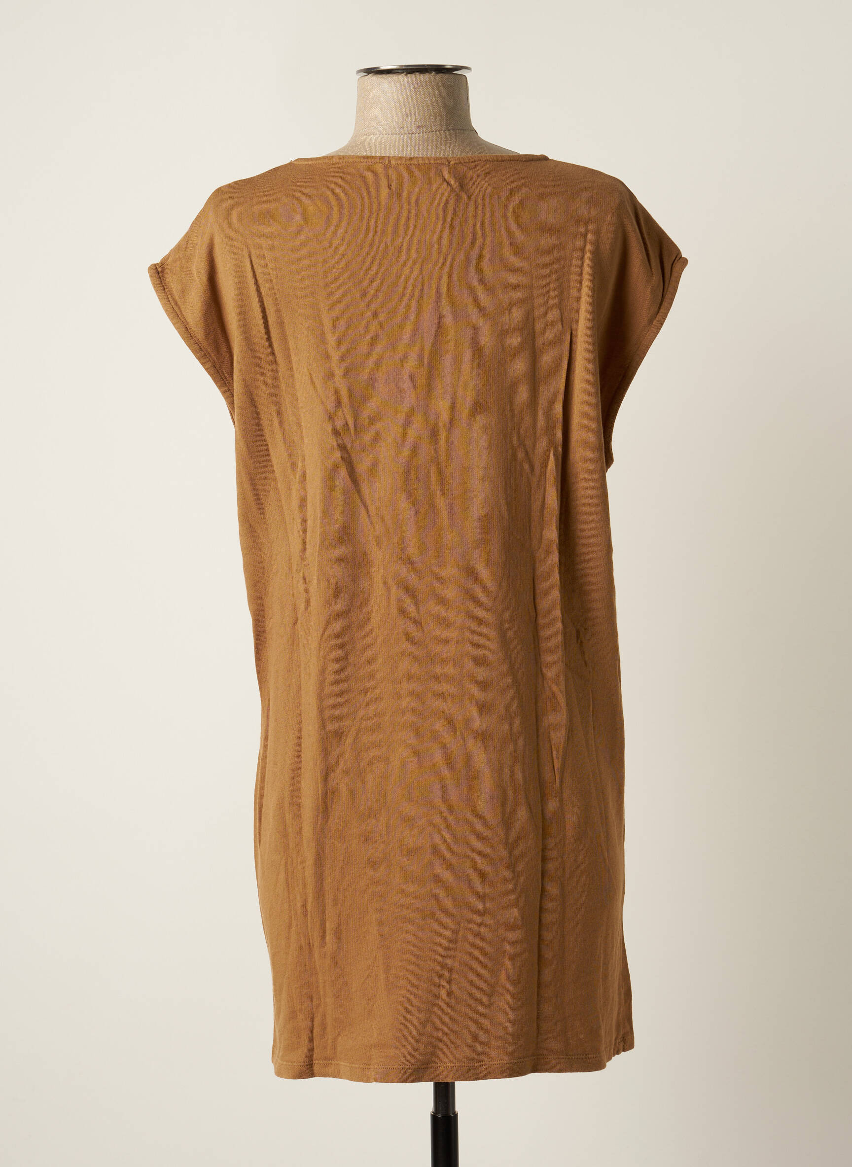 American Vintage Tuniquemanchecourte Femme couleur marron