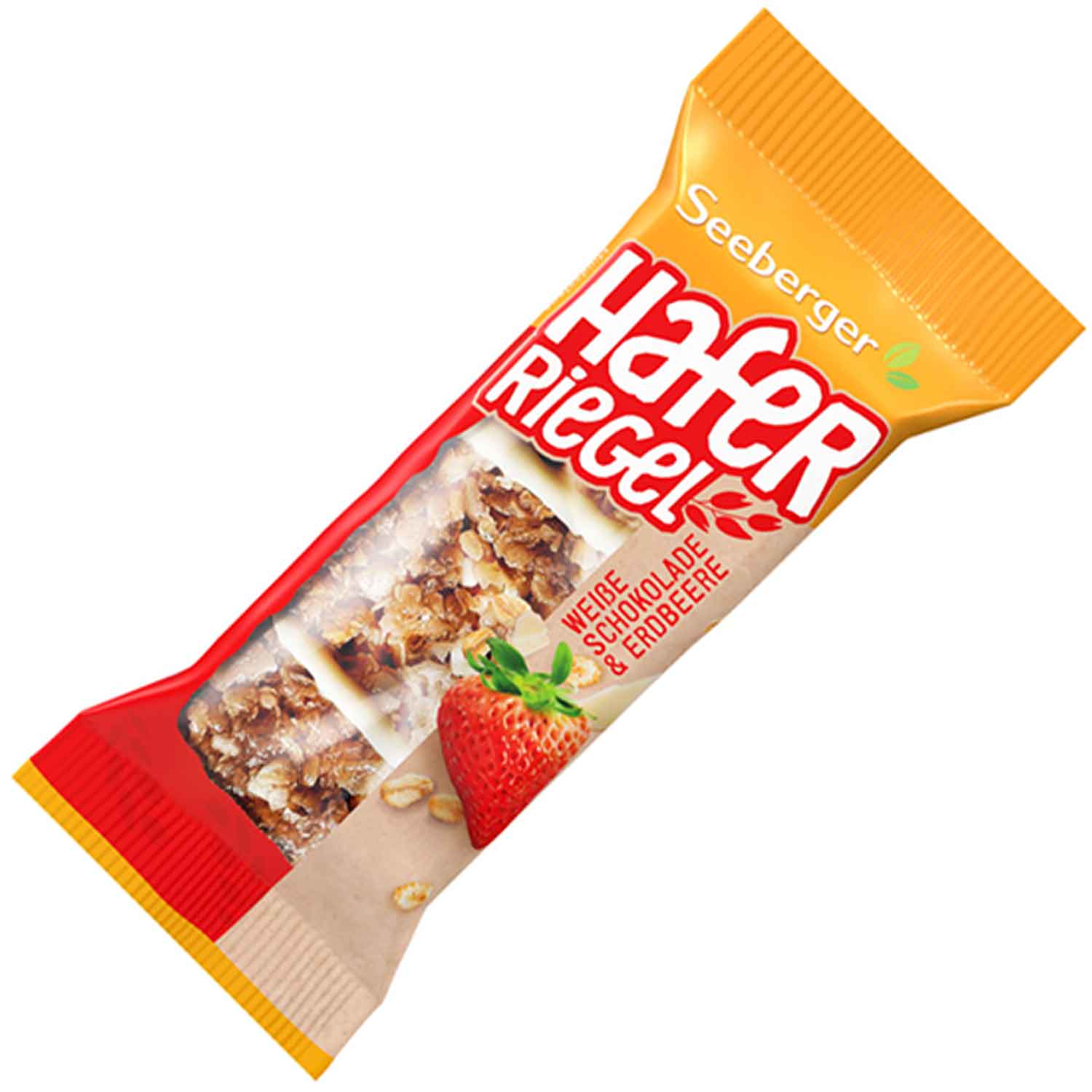 Seeberger Haferriegel Weiße Schokolade & Erdbeere 50g