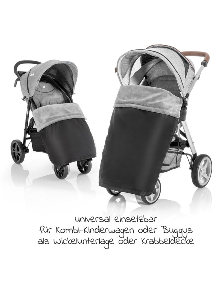 Zamboo Universal Fleece-Decke / Beindecke für Kinderwagen in grau günstig kaufen onesize
