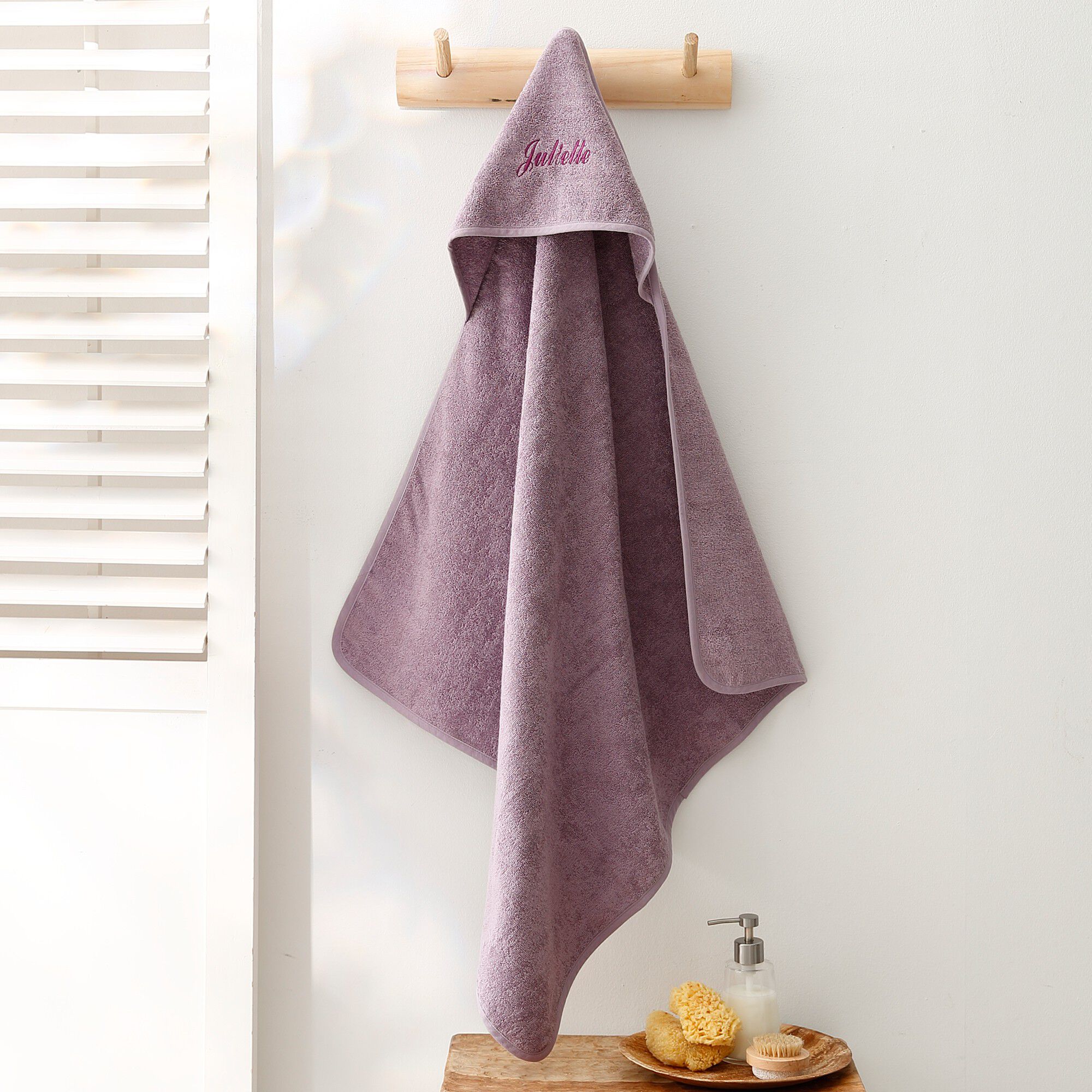 Cape de bain bébé personnalisable