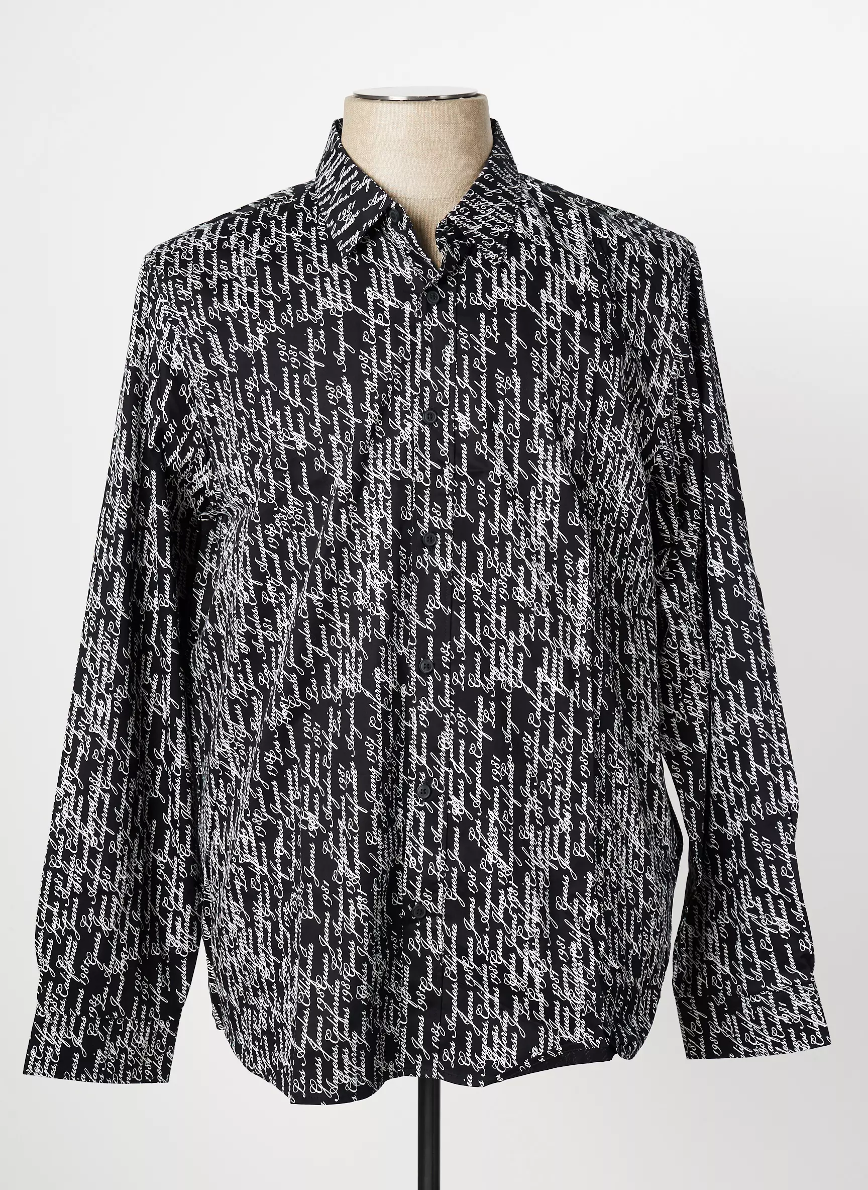 Guess Manches Longues Homme couleur noir