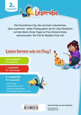 Leserabe - 2. Lesestufe: Der Fall Katzenpfote