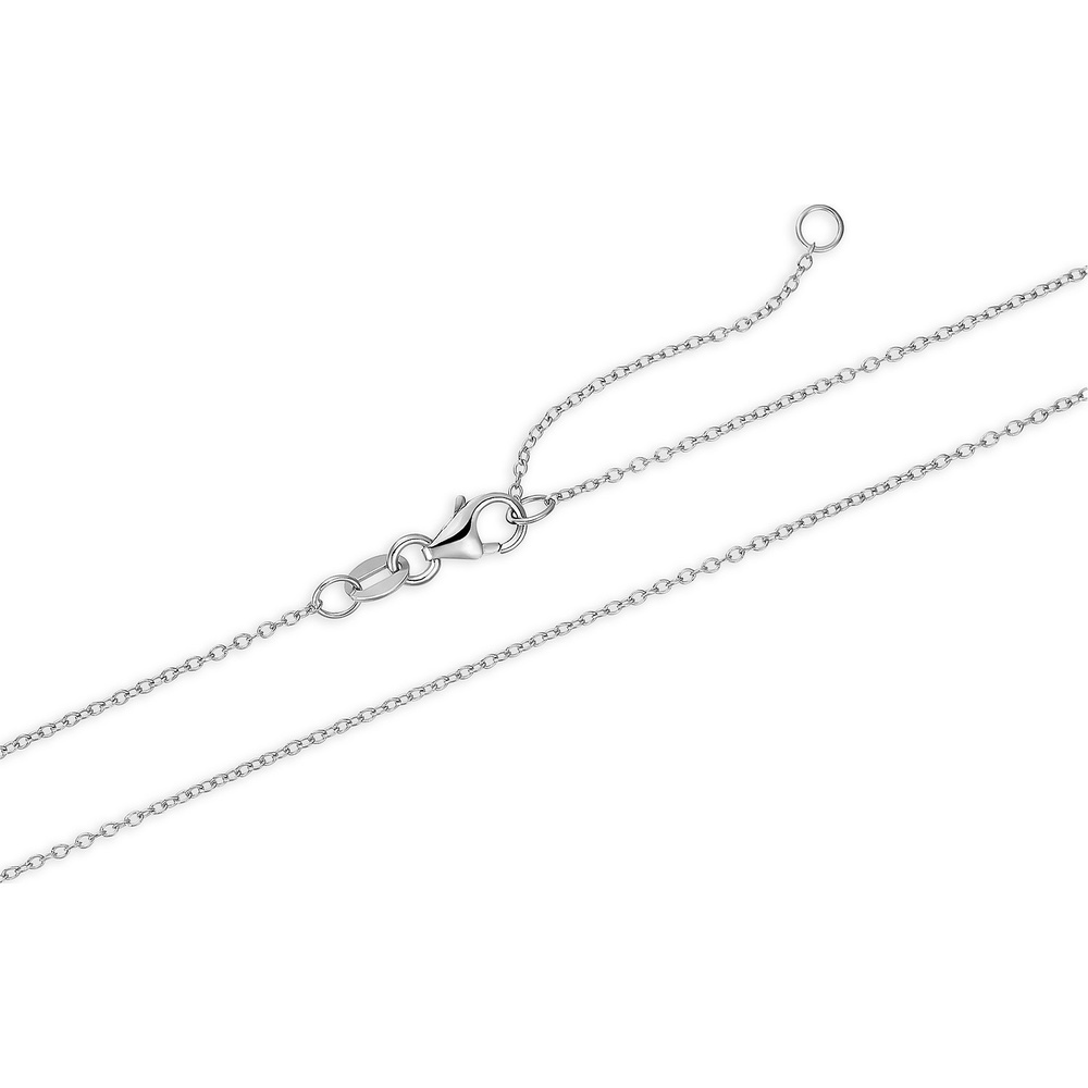 Valeria Chaînette 375 Or blanc collier