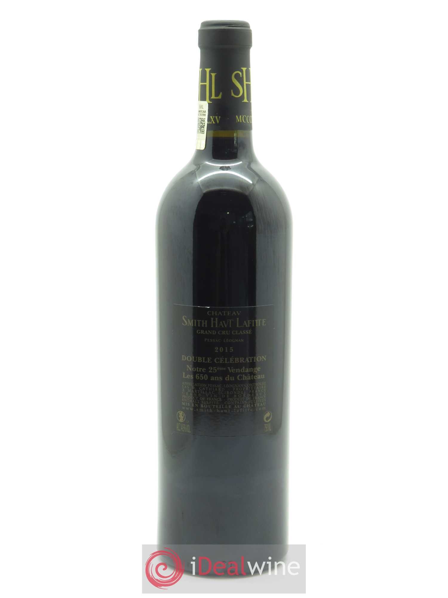 Château Smith Haut Lafitte Cru Classé de Graves  2015 - Lot de 1 Bouteille