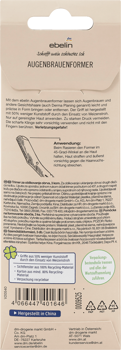 Augenbrauenformer, 3 St