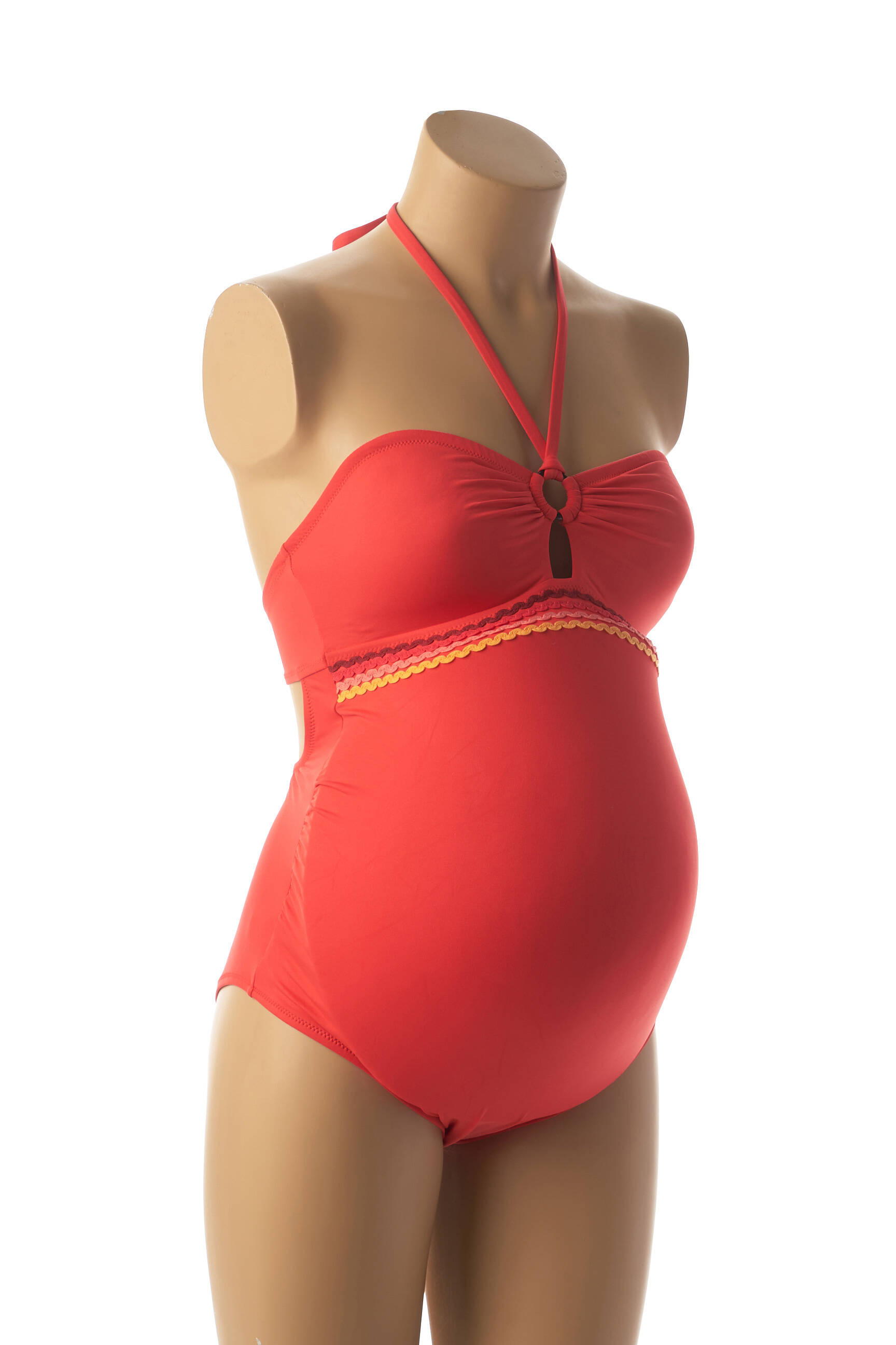 Cache Coeur Maillots2bain Maternite Femme couleur orange