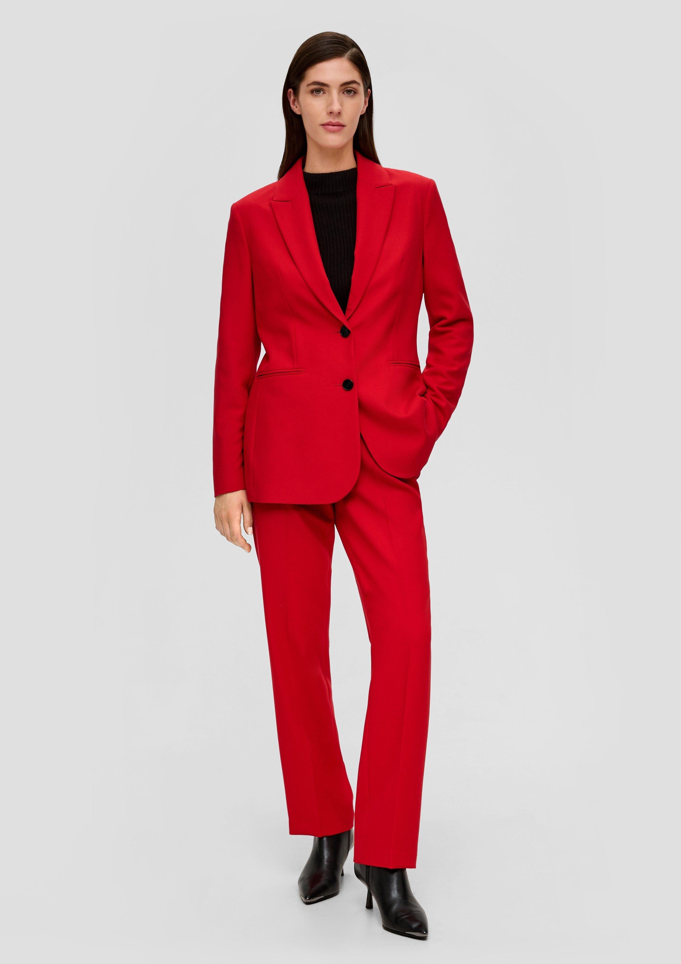 s.Oliver BLACK LABEL Jackenblazer Blazer aus Viskosestretch