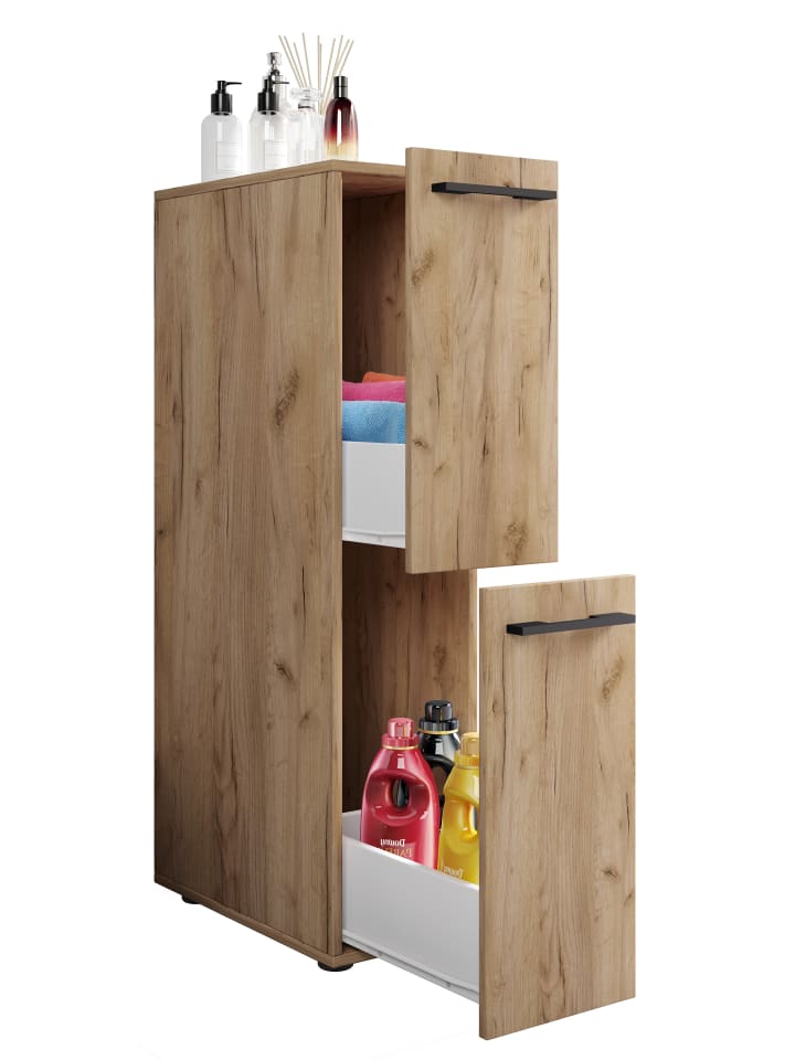 VCM  Holz Badmöbel Nischenschrank Schublade Sadilo L in Honig-Eiche günstig kaufen onesize