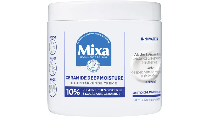 Mixa Ceramide Deep Moisture hautstärkende Creme 400 ml